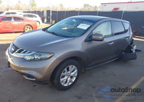 2012 Nissan Murano S из США, поврежденный, VIN JN8AZ1MW8CW200399